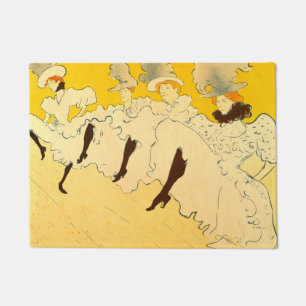 Tapete Tolouse Lautrec Dancing Girls Yellow