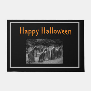 Tapete Tombstones Halloween Graveyard Personalizáveis