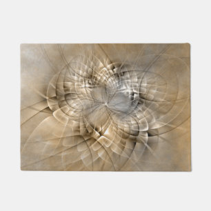 Tapete Tons da Terra Textura de Arte Fractal Moderna Abst