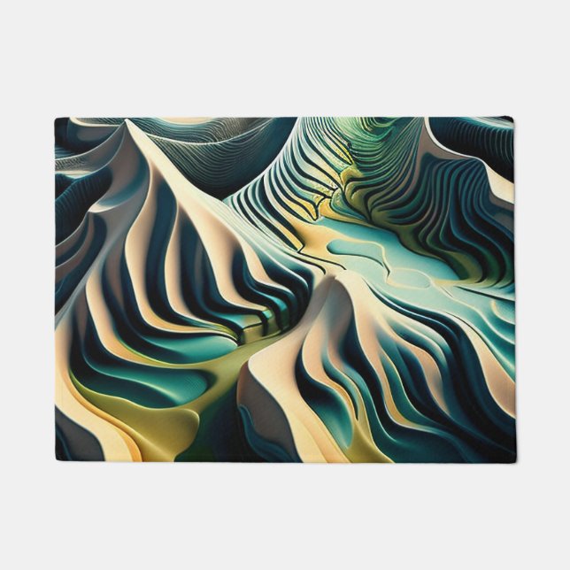 Tapete Topographic Currents (Frente)
