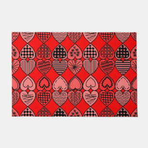 Tapete Topsy Turvy Hearts 24" x porta de 36"