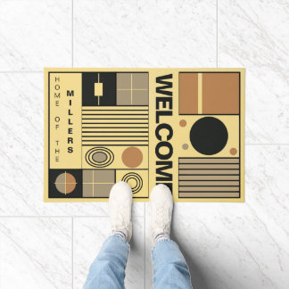 Tapete toque individual de abstrato de arte para amigos c