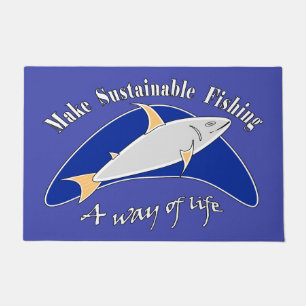 Tapete Tornar a pesca sustentável um modo de vida