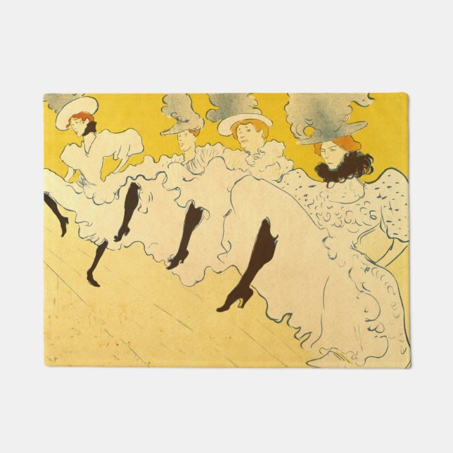 Tapete Toulouse Lautrec Yellow Dancing Girl Poster (Frente)