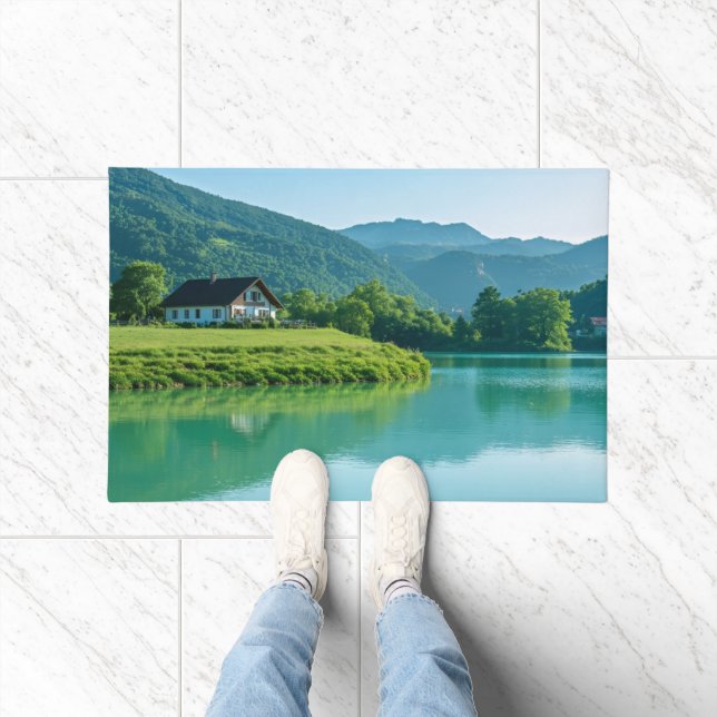 Tapete "Tranquilidade de boas-vindas - Serenidade de Lake (Interior)