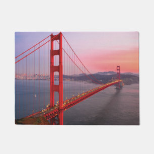 Tapete Travesseiro decorativo da ponte ouro