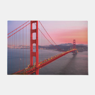 Tapete Travesseiro decorativo da ponte ouro