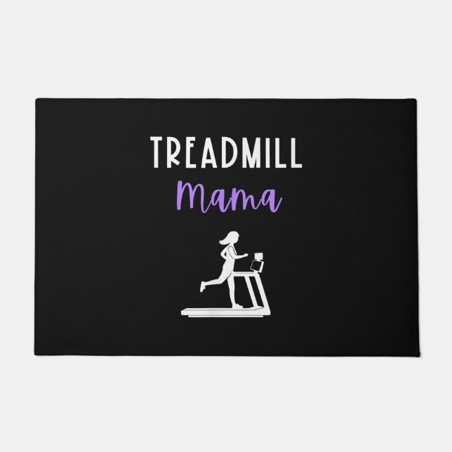 Tapete Treadmill Mama Runner Mamãe Executando Workout Hom (Frente)