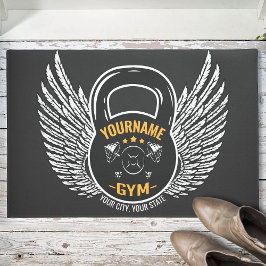 Tapete Treinador Personalizado de Malhações GYM Kettlebel