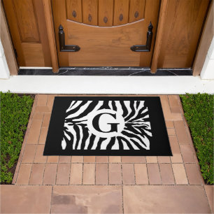 Tapete Trendy Monograma Zebra - Porta de Impressão