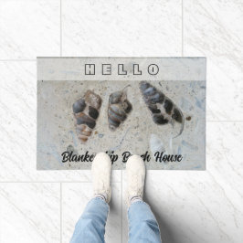 Tapete Três conchas em Concrete Beach House Personalizada