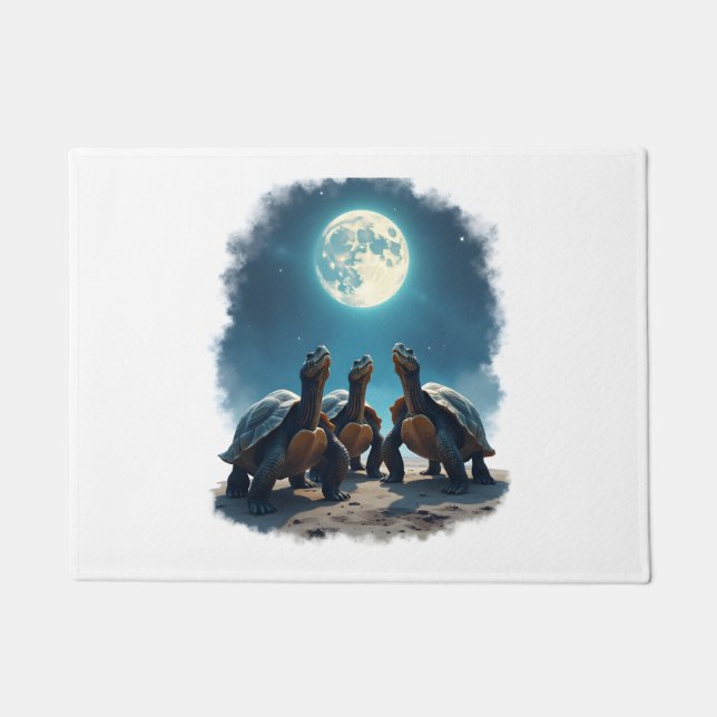 Tapete Três Tortoises Howl na Montanha da Vida Selvagem d (Frente)