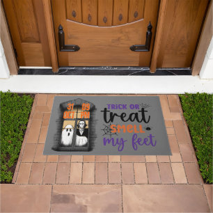 Tapete Trick ou Tratar Cheira Meu Feet Halloween