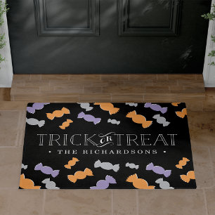 Tapete Trick ou trate Halloween personalizado
