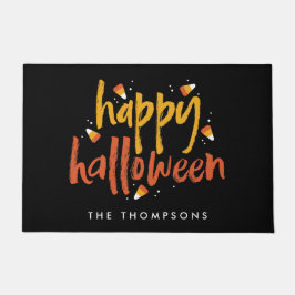 Tapete Trick ou Treine o Dia das Bruxas de Milho Doce