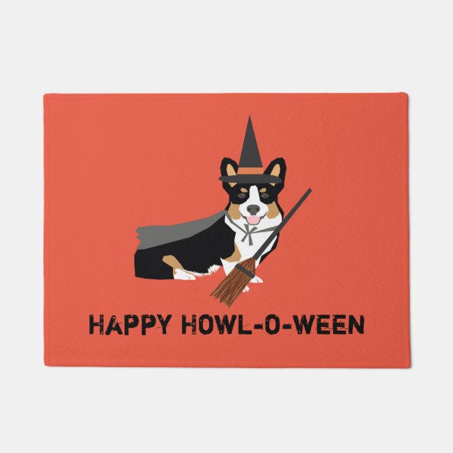 Tapete Tricorgi Dog Howl-o-ween (Frente)