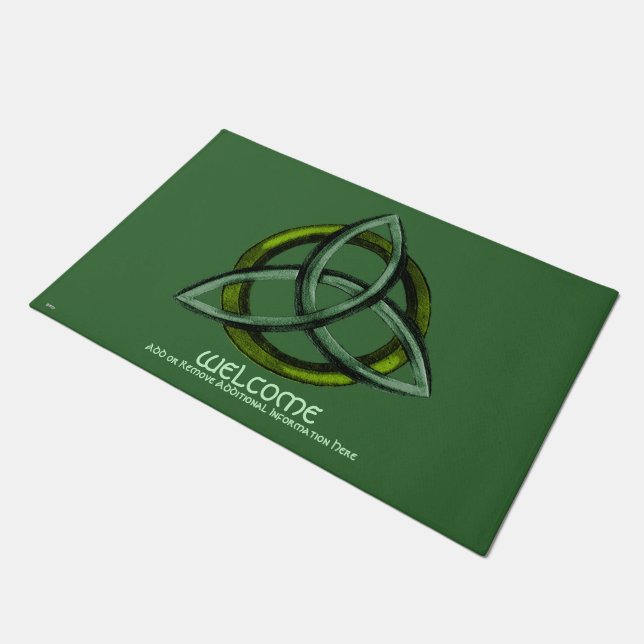Tapete Triquetra (verde) (Inclinado)