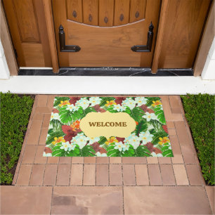 Tapete Tropical Vibrante Personalizado