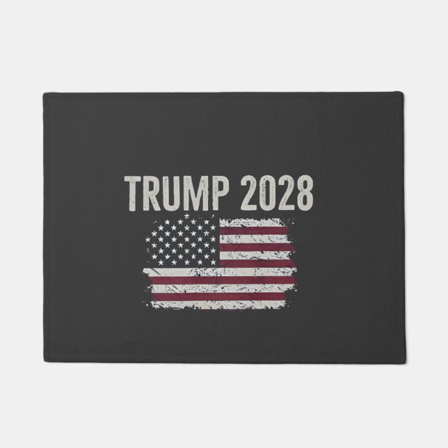 Tapete Trump 2028 Presidente Americano das Eleições de Ba (Frente)