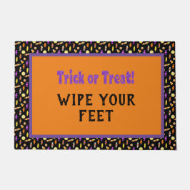 Tapete Truque de Halloween ou Tratar ao ar livre