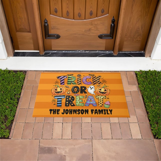 Tapete Truque ou Tratar Cute (Ar livre)