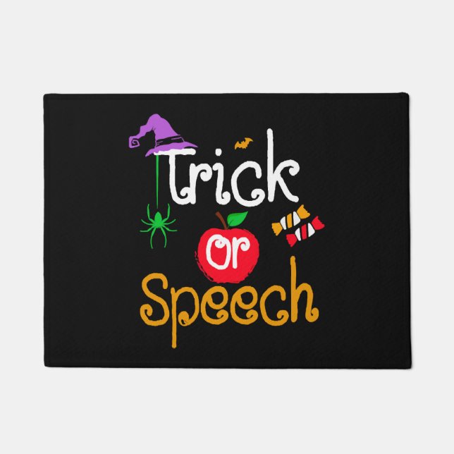 Tapete Truques Ou Idiomas Do Professor Halloween (Frente)