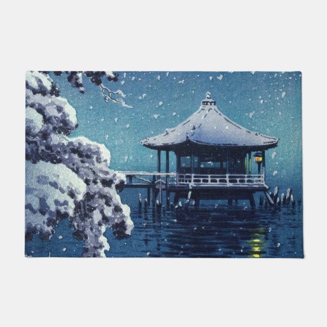 Tapete Tsuchiya Koitsu - Neve no Ukimido em Katada (Frente)
