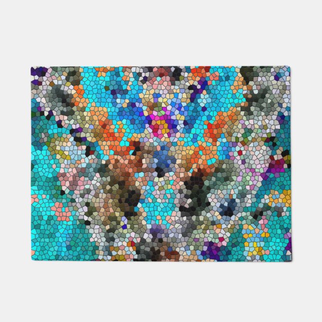 Tapete TTEQOTGCubismoINV SGDRKDP AZUL (Frente)