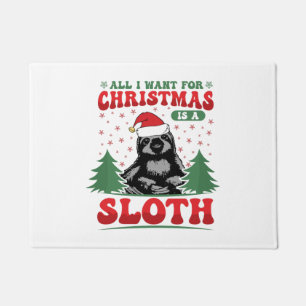 Tapete Tudo o que Quero para o Natal é uma Preguiça