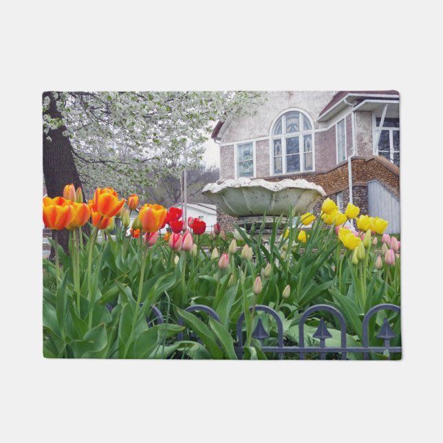 Tapete Tulipas de primavera (Frente)