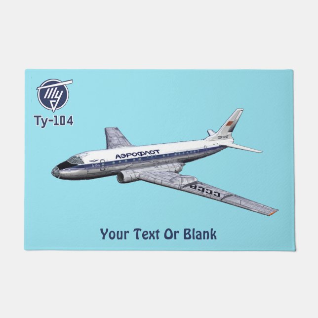 Tapete Tupolev (Т у о л е в) Tu-104 (Frente)