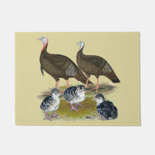 Tapete Turkeys East Wild Family