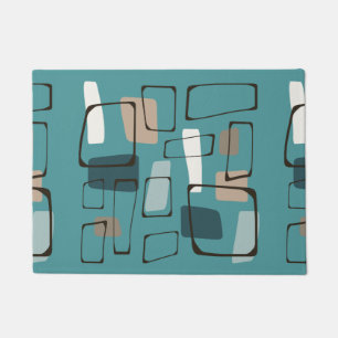 Tapete Turquoise Eames Style Art
