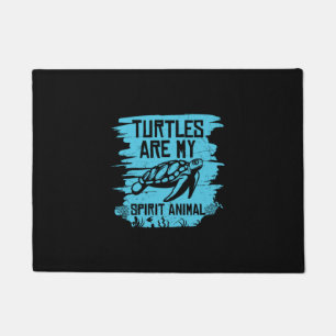 Tapete Turtle Lover Tartarugas São Os Meus Animais Espi