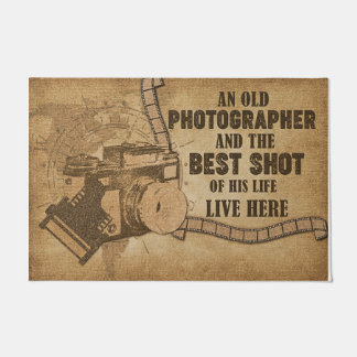 Tapete Um antigo porta fotógrafo, fotógrafo retrô