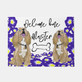 Tapete Um cocker miniatura spaniel Bem-vindo ao lar