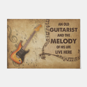 Tapete Um Guitarista Velho E A Melodia De Sua Vida