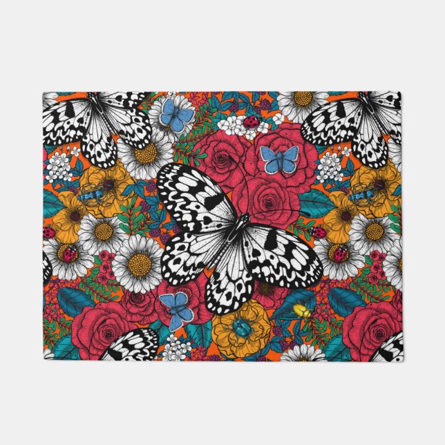 Tapete Um jardim colorido (Frente)