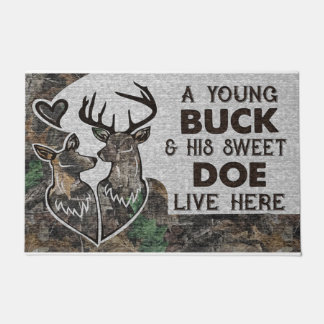 Tapete Um jovem Buck e sua doçura vivem aqui