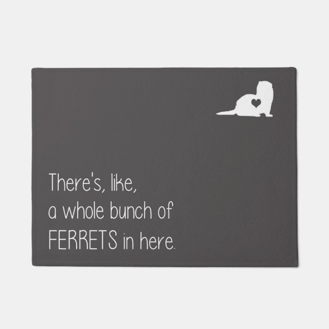 Tapete Um monte de porta de furões (Frente)