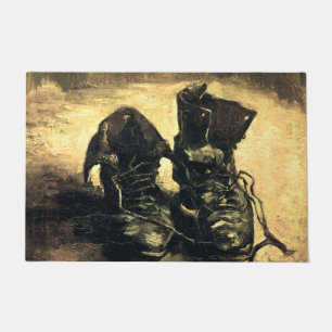 Tapete Um par de Calçados - Matriz do chão Van Gogh