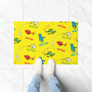 Tapete Um Peixe Dois Peixes Padrão Amarelo