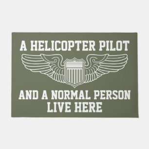 Tapete Um piloto do helicóptero e uma pessoa normal vivo