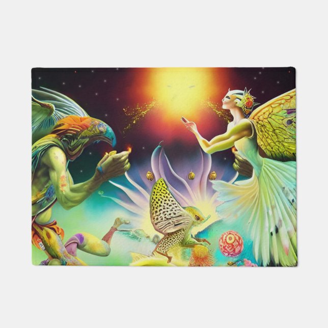 Tapete Um Tempo de Pintura de Óleo Recompensa (Frente)