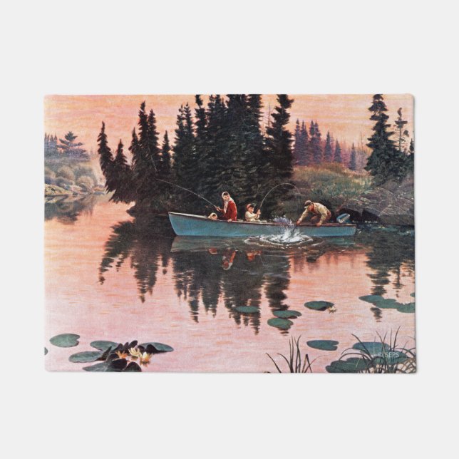 Tapete Uma Bela Captura de John Clymer (Frente)