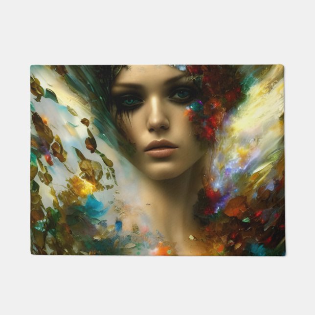 Tapete Uma bela mulher de fantasia (Frente)