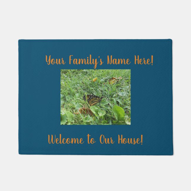 Tapete Uma Borboleta Monarca (Frente)