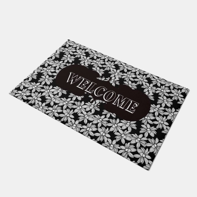 Tapete Uma Daisy Welcome Home Doormat (Inclinado)