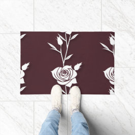 Tapete Uma disposição de rosas minimalistas de linha únic