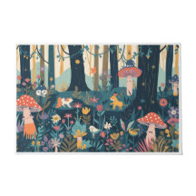 Uma esteira de bosque